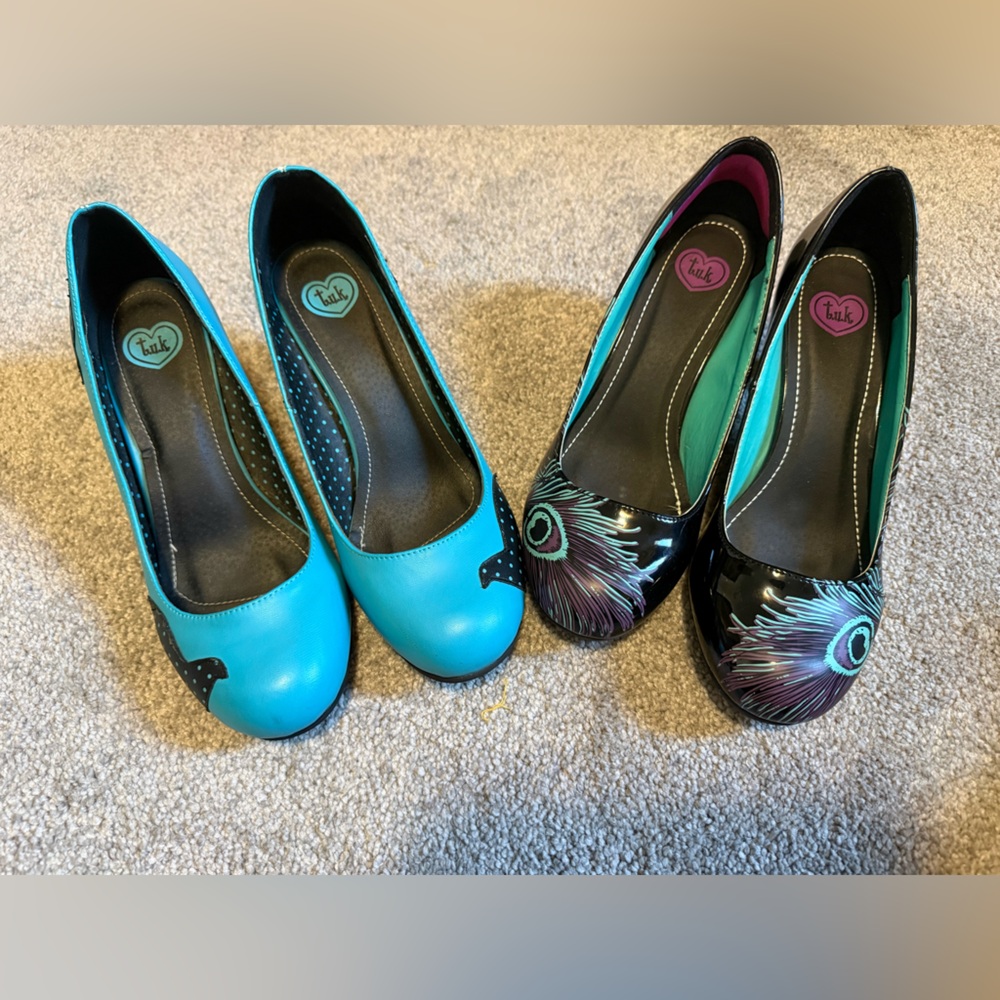 T.U.K Heels (2 pair)
